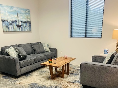 Counseling office full room view